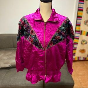 COPY - Royal purple satin jacket